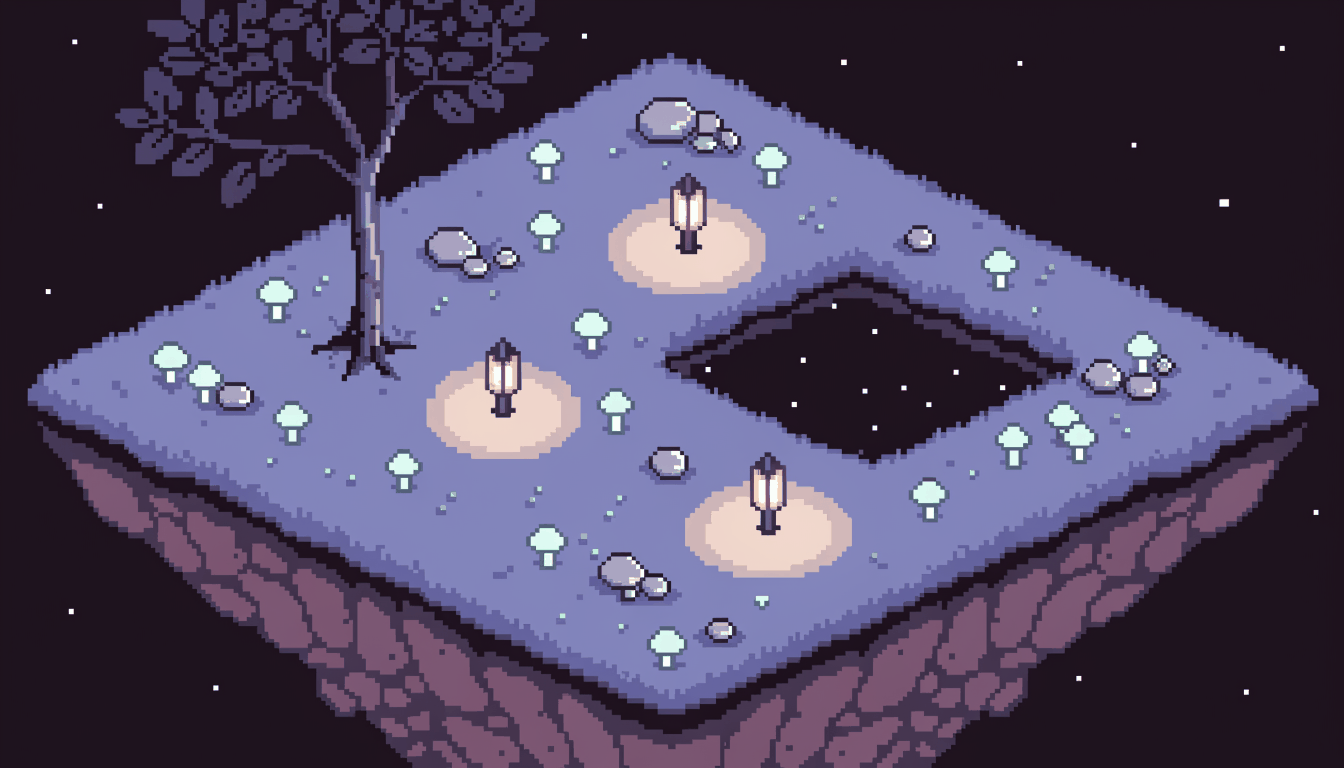 Your island at night